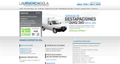 Desktop Screenshot of laurgenciasola.com.ar